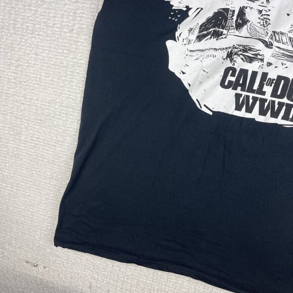 2017 Men's 3XL Call Of Duty WW2 Blue Graphic Video Game Collector T Shirt - Picture 4 of 16